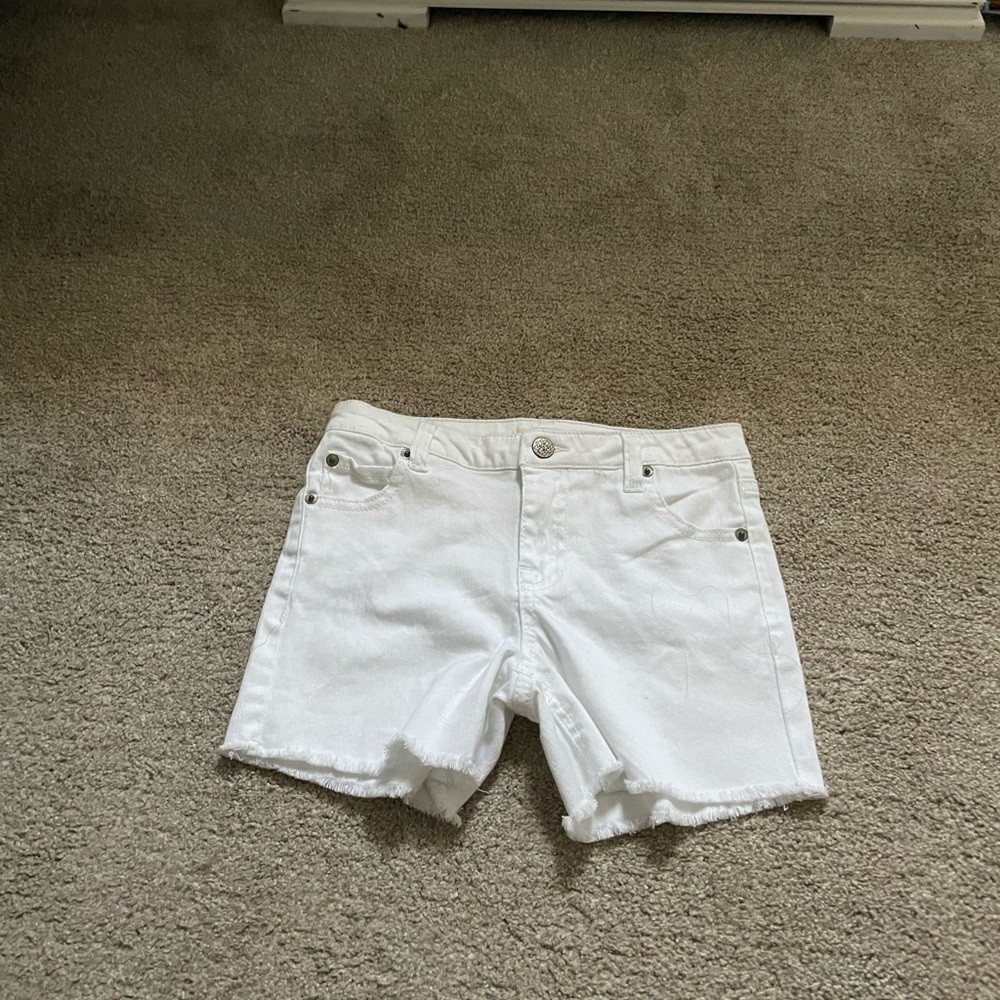 White copper Key jean shorts size kids Large